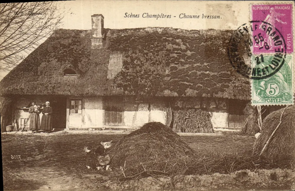 Cenas campestres - Chaume bressan. — J. R. Chalons, editor. - Frente