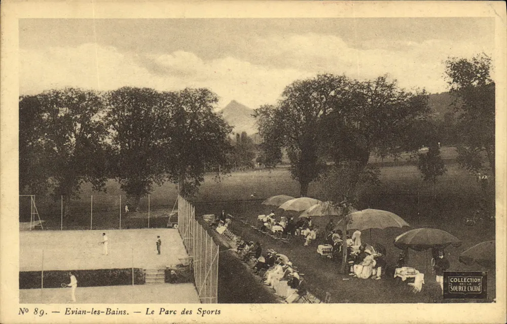 Evian-les-Bains — Der Sportpark — Collection Source Cachat, n° 89 - Vorderseite