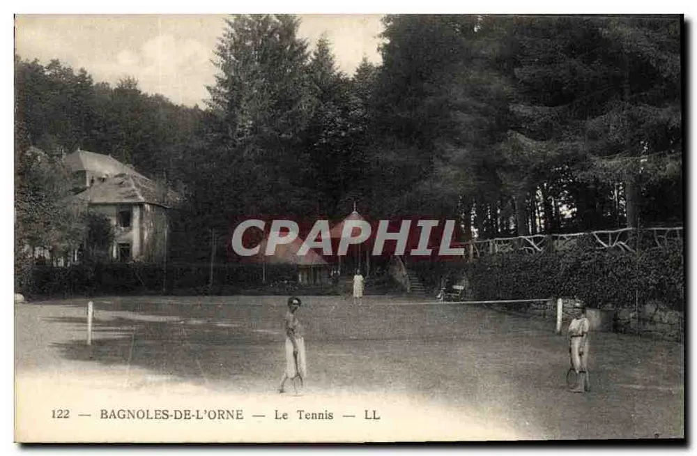 Bagnoles-de-l'Orne — Het Tennis — LL n°122 - Voorkant