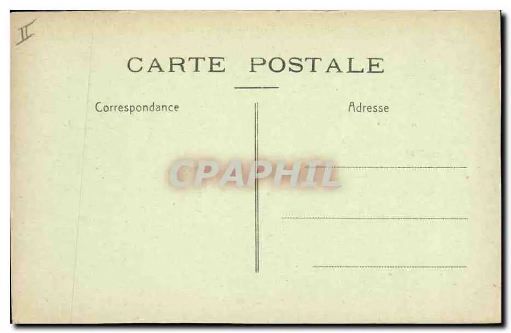 Châtel-Guyon — O Tênis do Parc — Estabelecido André Brulliard, Saint-Dizier - Verso