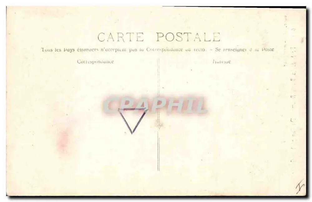 Wald von La Sainte-Baume — Von Canapé zur Höhle — P. Ruat, Verlag — Marseille — n° 692 - Rückseite