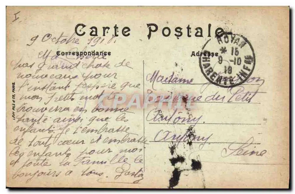 La Grande Cote — Estudo de Pinheiros — LL - Verso