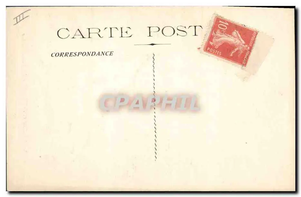 La Sainte-Baume - Der alte Eichebaum — 1800 — unbekannter Verlag, Seriennummer nicht sichtbar - Rückseite