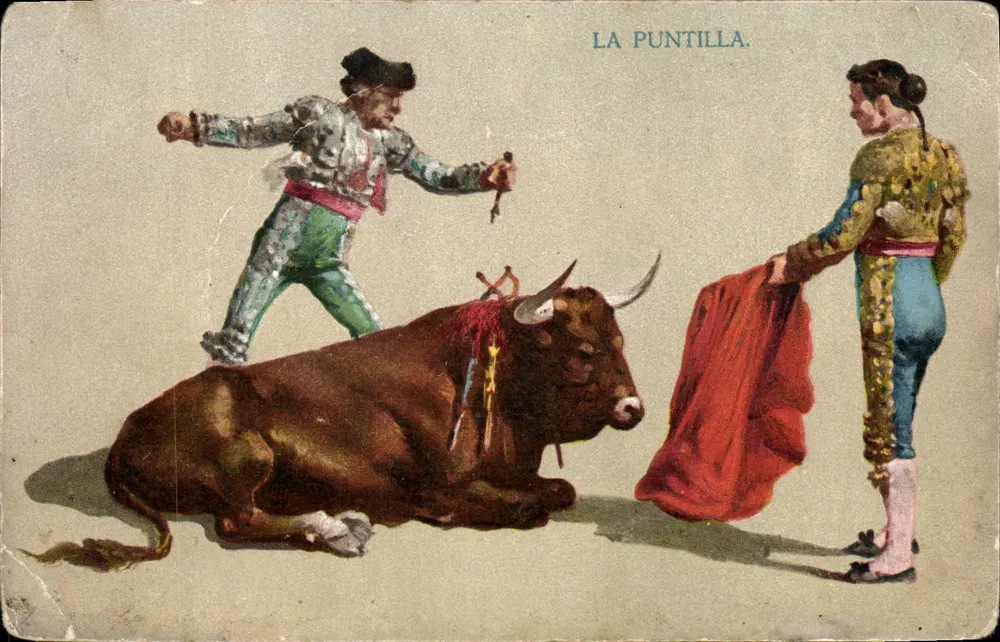La Puntilla — cena de touro-corrida — n° 5388 - Frente