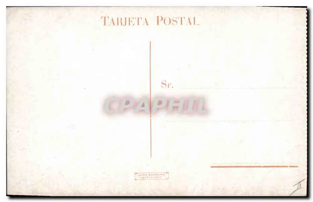 Un Volapié, Varelito — Gemälde von Ramón Llopis — veröffentlicht von Juan Banduro, Barcelona - Rückseite