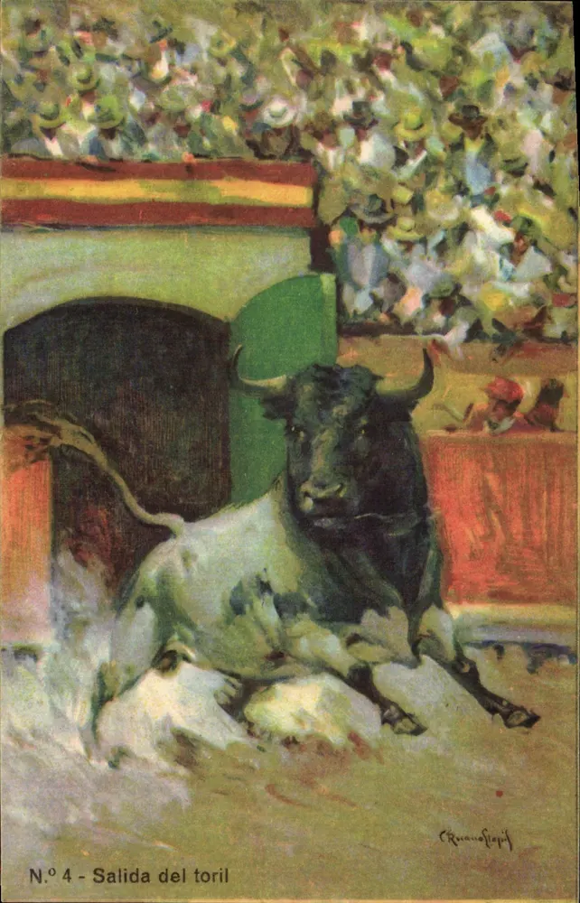 Saída do toril — N° 4 — Editor: Ramon Floquet - Frente