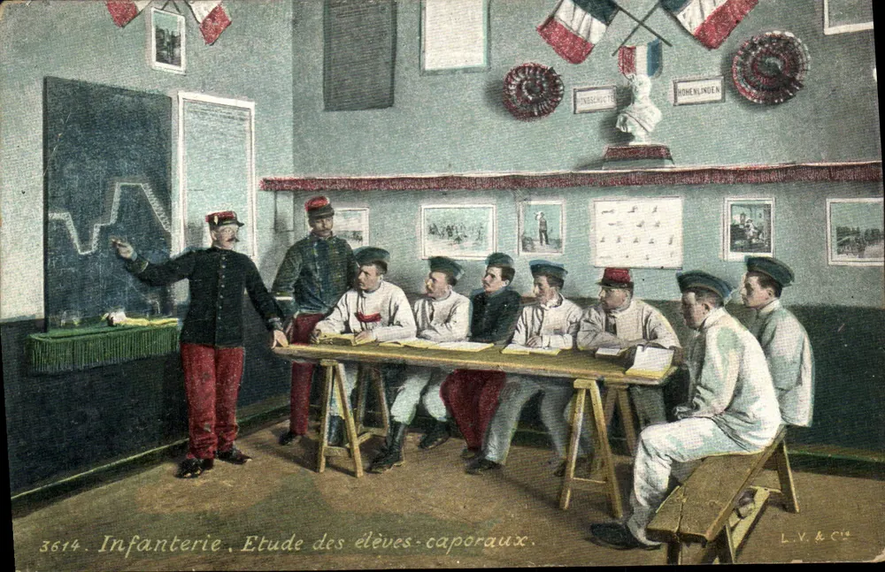 Infanterie — Studie der Kadetten — L.V. & Cie - Vorderseite