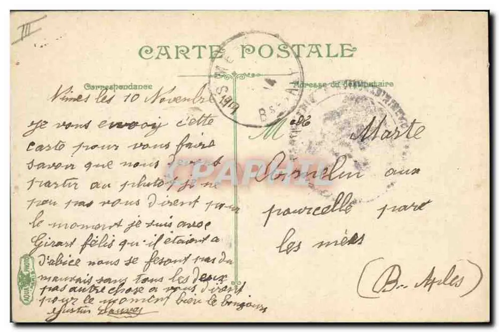 Artillerie. Auf dem Weg zum Polygon — L.V.&Cie, Nr. 3717 - Rückseite