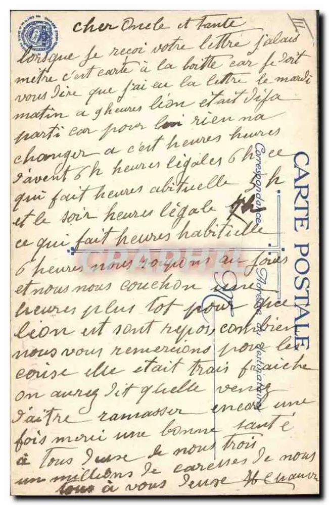 Belgische Fußsoldaten - Unter dem Flagge — Thiéry & Cie, Marseille, L.V.C. - L.3 - Rückseite