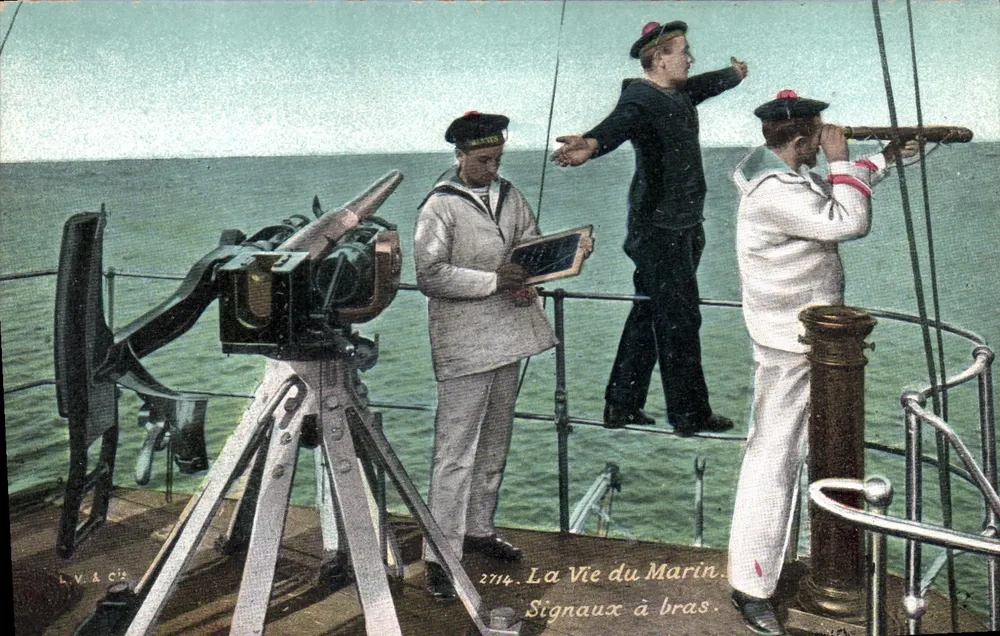 Das Leben des Seemanns — Armzeichen — L.V. & cie, n° 2714 - Vorderseite