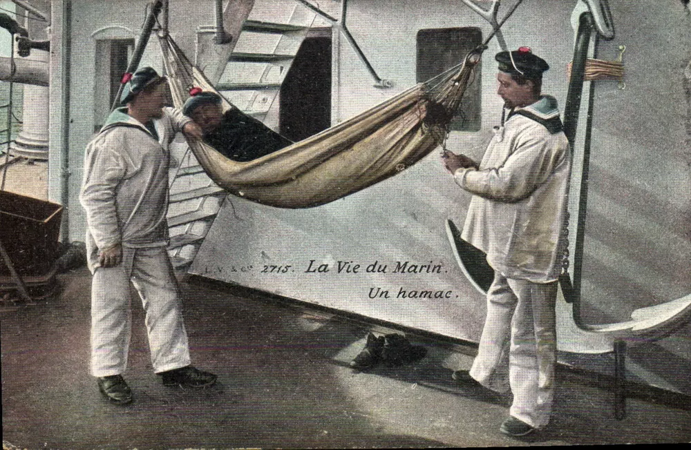Das Leben des Seemanns — Ein Hängematte — Verlag L.V. & Cie, Nr. 2715 - Vorderseite