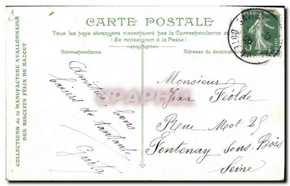 Das Leben des Seemanns — Der Perückenmacher — L.V.&C. n°2673 - Rückseite