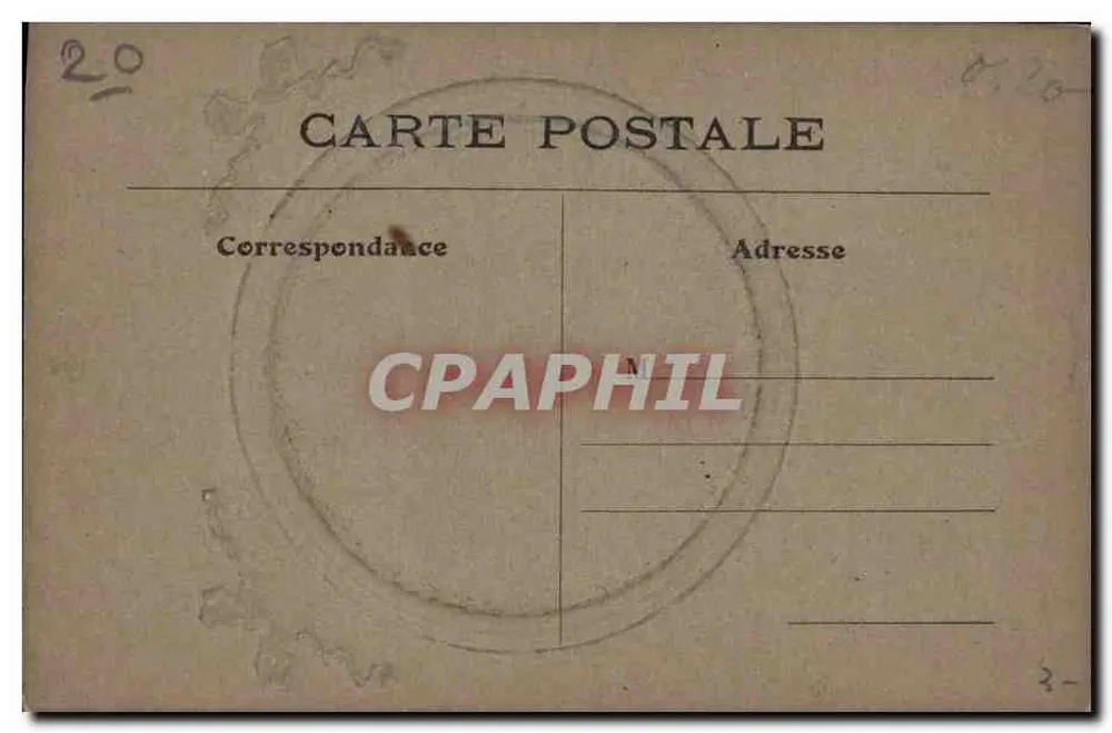 Portrait de femme — époque 1917-1918 — éditeur inconnu, n° de série non visible - Verso