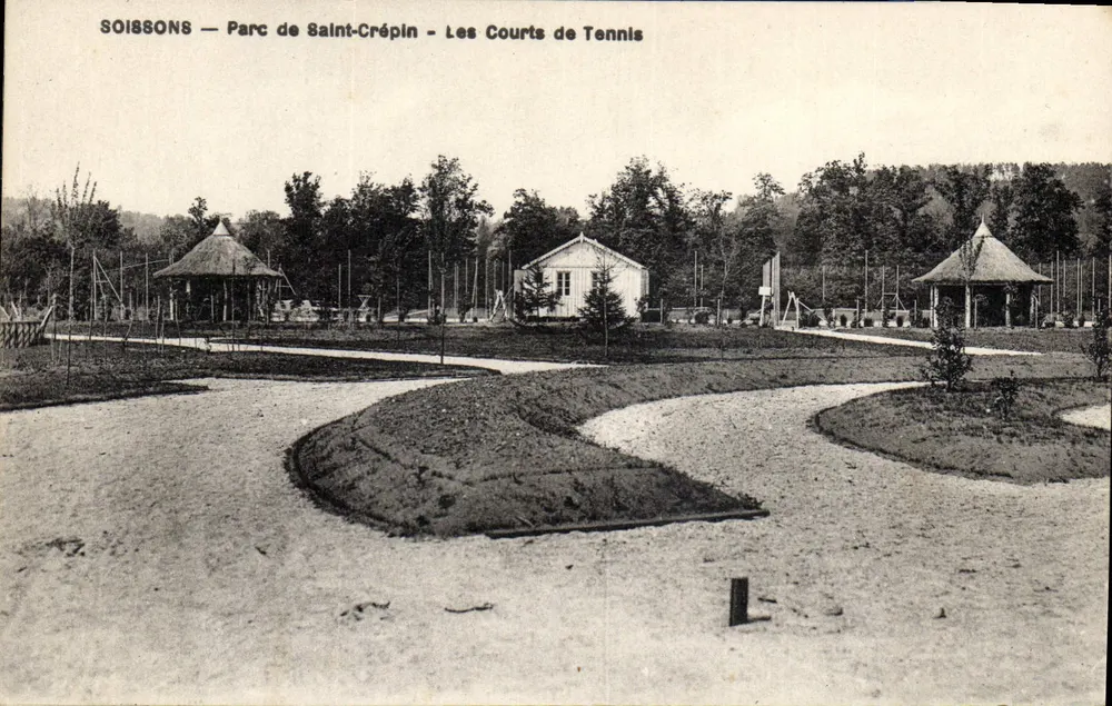Soissons — Parc de Saint-Crépin — Les Courts de Tennis - Vorderseite