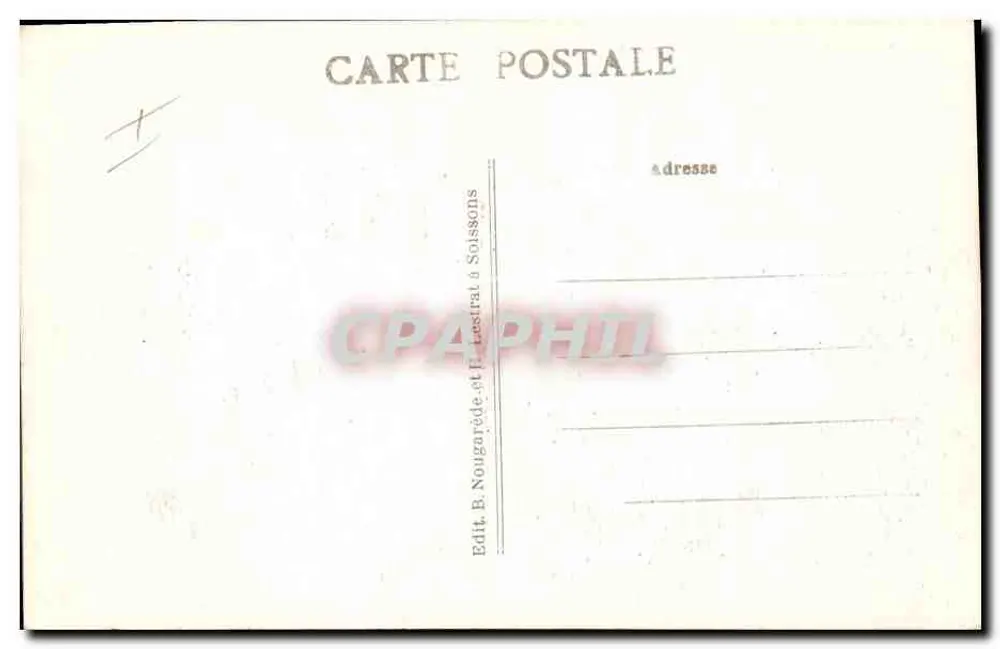 Soissons — Parc de Saint-Crépin — Les Courts de Tennis - Rückseite