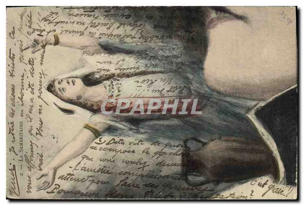 La Samaritaine — scène de théâtre — éditeur anonyme, n°2 - Recto