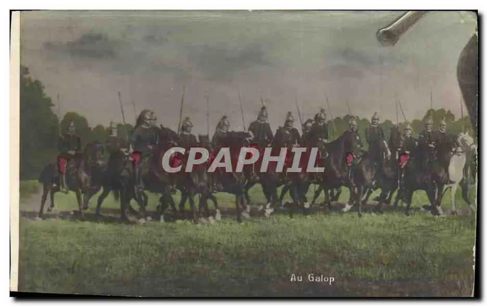Cavalaria em Formação — Au Galop - Frente