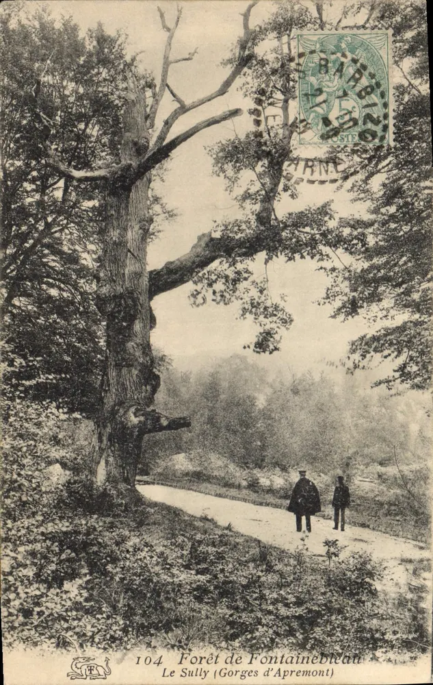 Le Sully (Gorges d'Apremont) — Forêt de Fontainebleau — n° 104 - Vorderseite
