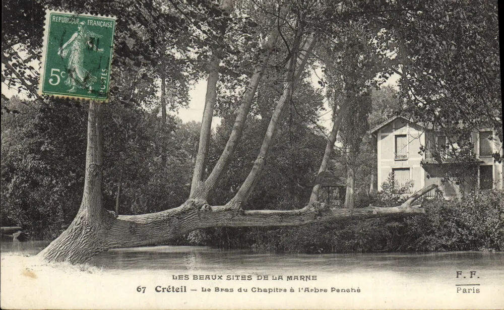Créteil — Le Bras du Chapitre à l'Arbre Penché — F.F. Paris - Vorderseite