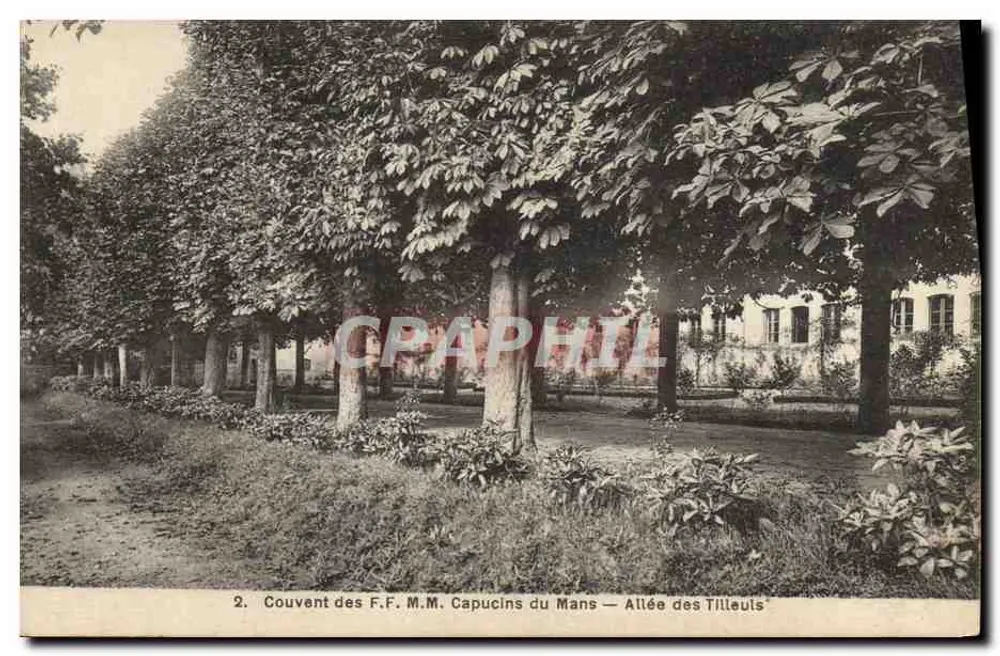 Kloster der F.F.M. Kapuzinern von Le Mans — Allee der Linden - Vorderseite