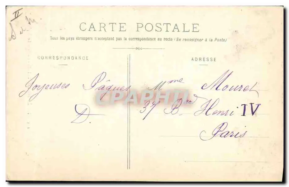 Floresta de Fontainebleau — O Júpiter — editor Júpiter, n° 103 - Verso
