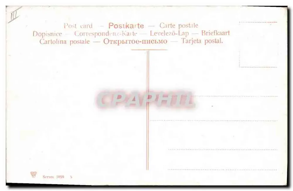 Ein Capote-Schnitt am Arm — Stierkampfszene — Serie 1059, Nr. 5 - Rückseite