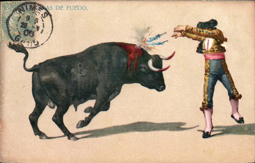 Luta de touros — Las de Fuego — Grimes - Frente