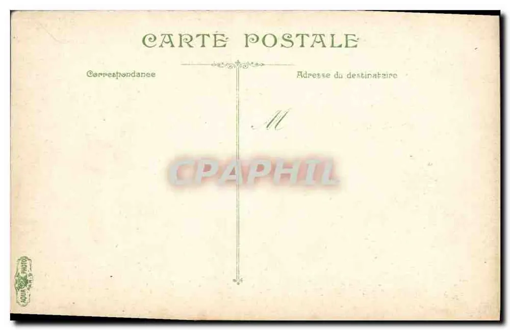 Artillerie — Abreise für die polugons — Verlag nicht sichtbar, Seriennummer 3728 - Rückseite