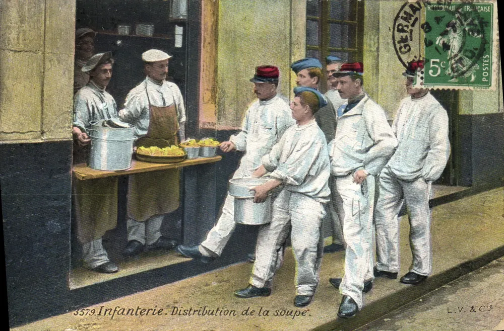 Infanterie — Suppenschank — L.V. & C° Nr. 3579 - Vorderseite