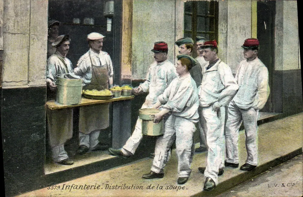 Infanterie — Suppenverteilung — L.V. & Cie, n° 3579 - Vorderseite