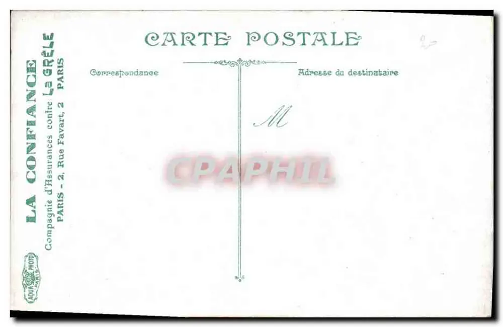 Infantaria — A tarefa do quartel — L.V. & Cie, n° 3578 - Verso