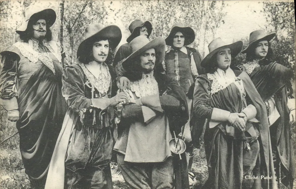 Die drei Musketiere — nach Alexandre Dumas père und Auguste Maquet — veröffentlicht von Pathé Consortium Cinéma - Vorderseite
