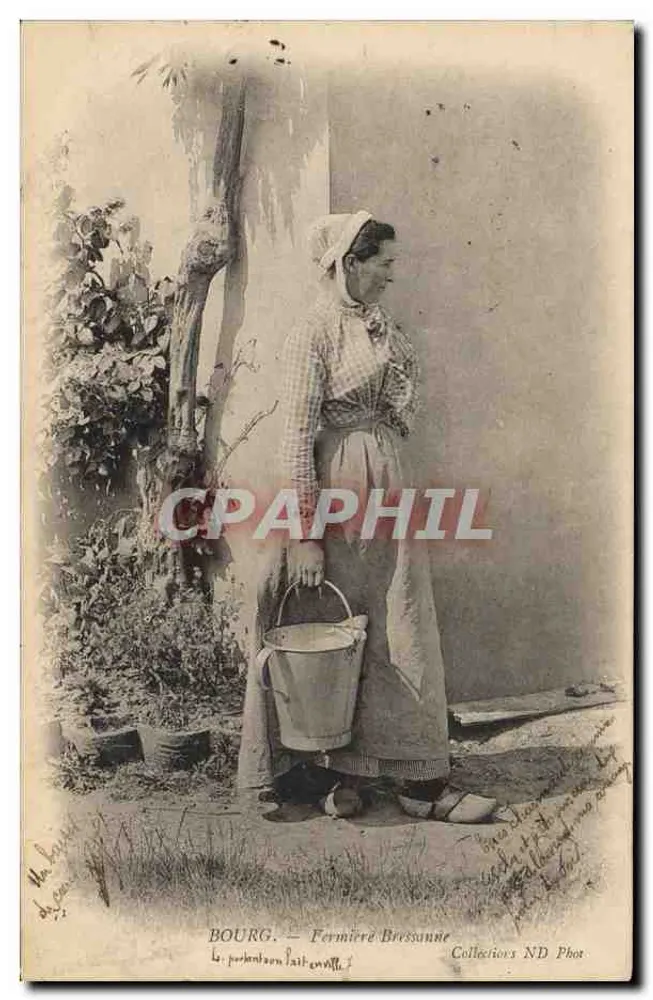 Bourg — Campesina Bressana — Collections ND Phot - Anverso