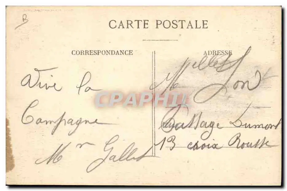 Śluby w Bressane — L. Ferrand, wyd. Bourg, nr 227 - Rewers