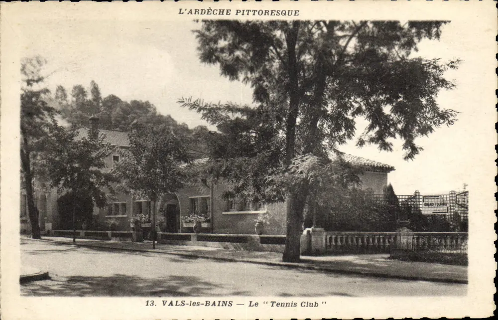 Vals-les-Bains — Der "Tennis Club" — P. Dupont, Verlag Vals-les-Bains - Vorderseite