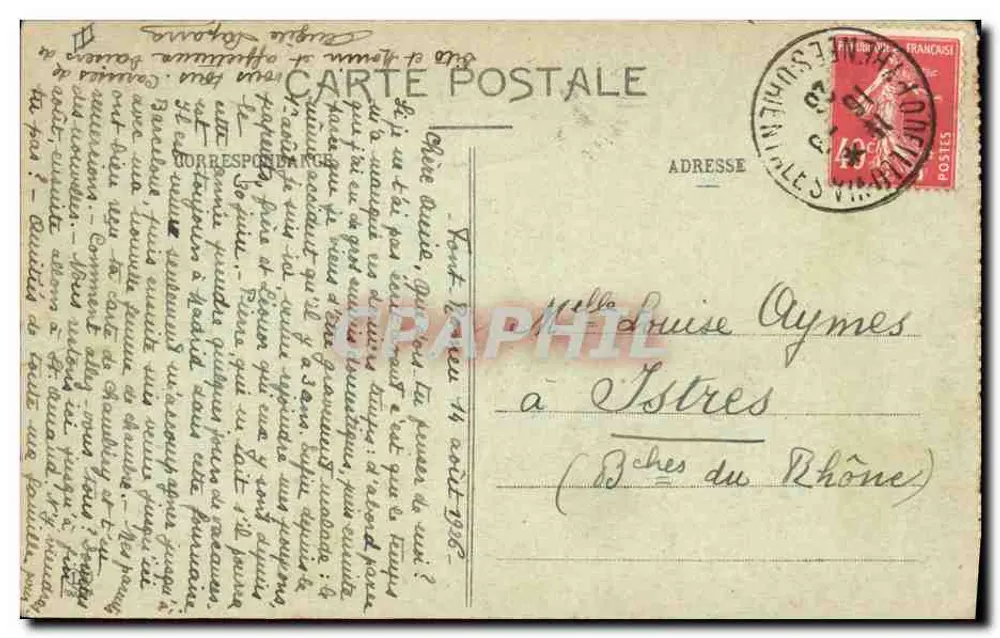 Font-Romeu - Das Grand Hotel und die Tennisplätze — Pyrénées-Orientales, n° 963, Fototypie Labouche Frères Toulouse - Rückseite