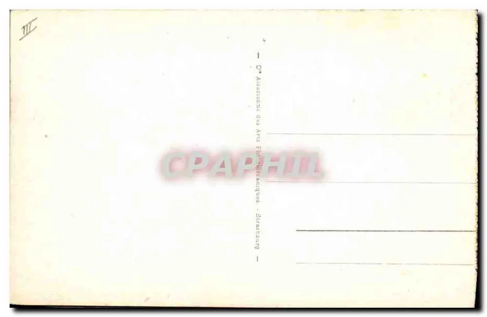 Contrexeville - Os Tenis — editor: C. Allemagne des Arts Photographiques, Strasbourg - Verso