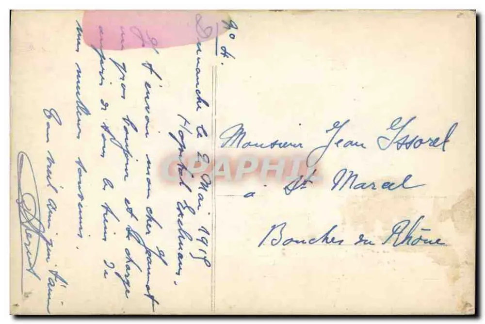 Tirailleurs — scène de tir en position couchée — éditeur non visible - Verso