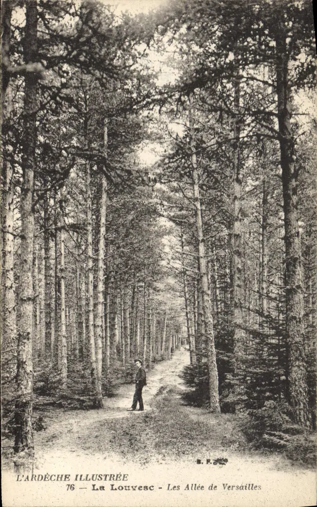 La Louvèsc - Les Allée de Versailles — L'ARDÈCHE ILLUSTRÉE, n°76 - Frente