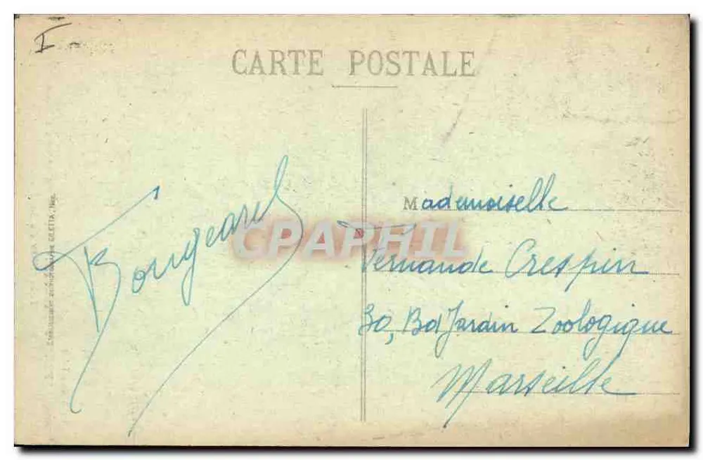 Peïra-Cava (A.-M.) — Interno della Foresta — Ed. A. Gal, Tabac - Verso