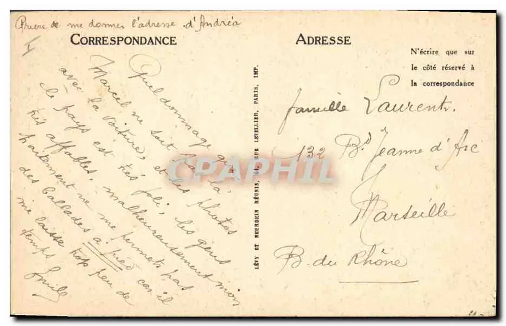 Saint-Honoré-les-Bains (Nièvre) — Unterholz am Défend — Cliché Menin - Rückseite