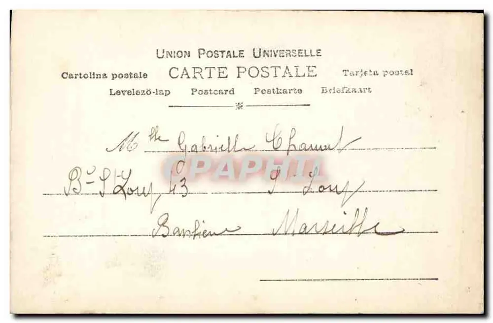 Junge Frau in einem farbenfrohen Kleid — Verlag Rewhlinger, Nr. 937/8 — Paris - Rückseite