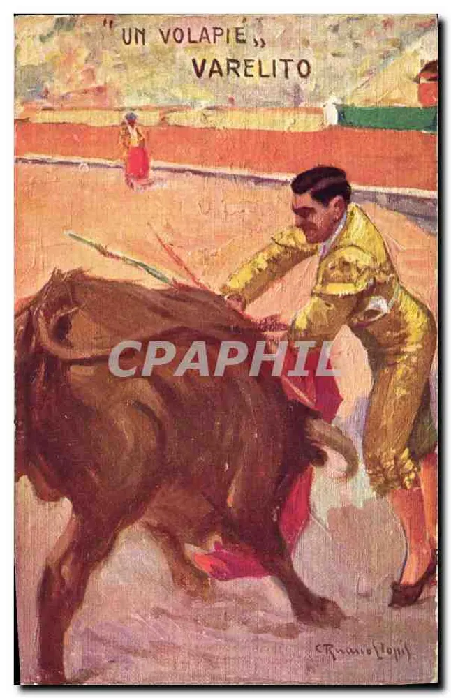 Torero Varelitó — "Un Volapie" — Editions Victoria, N. Coll Salieti, Barcelona - Vorderseite