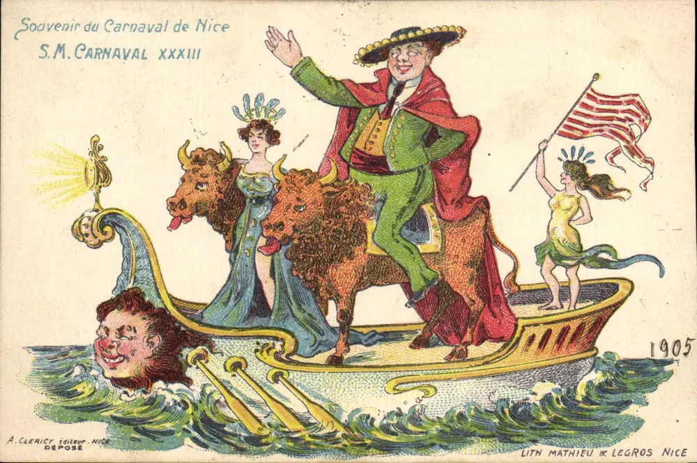 Karneval von Nice — Erinnerung an den Karneval XXXIII — Verlag A. Clericy, Nice - Vorderseite