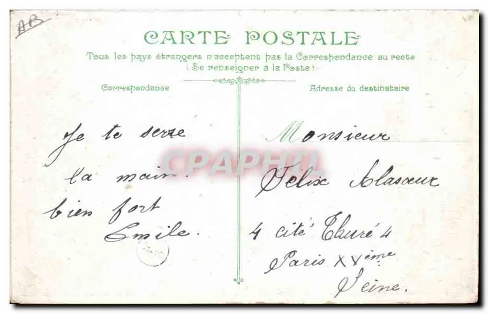Toulon. Marine Française. Schießübung am Petit-Pont. - Rückseite