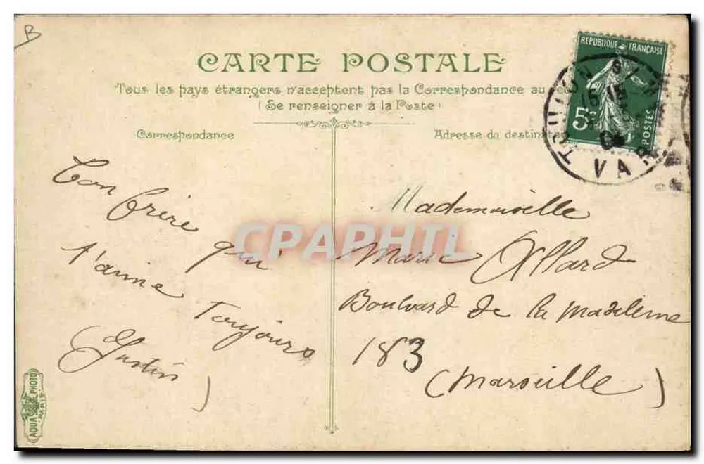 Manöver des Cabestan — Das Leben des Seemanns — n°2684 - Rückseite