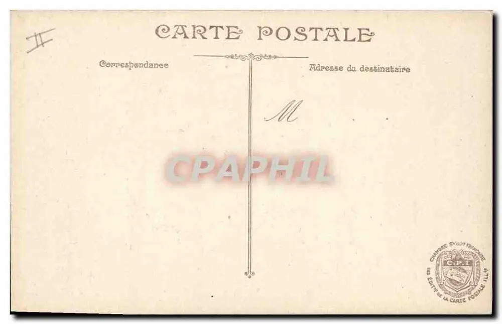 Oficer w mundurze — portret — V.C.S. (wydawca) - Rewers