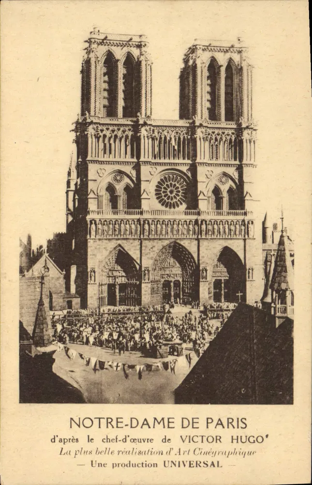 Notre-Dame de Paris — nach dem Meisterwerk von Victor Hugo — Eine Universal-Produktion - Vorderseite
