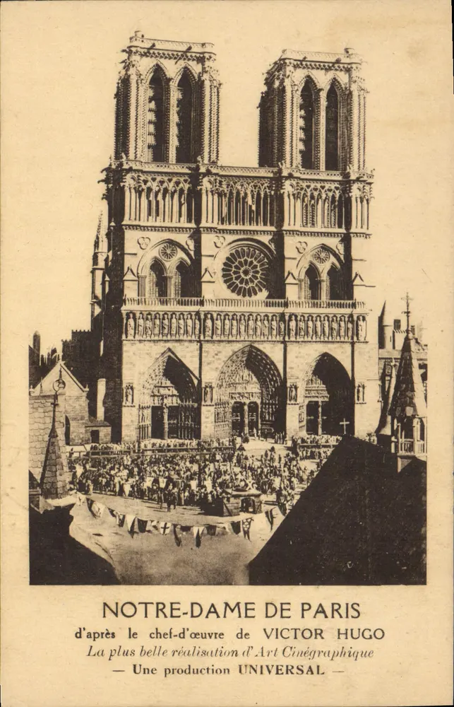 Notre-Dame de Paris — nach dem Meisterwerk von Victor Hugo — Eine Produktion von Universal - Vorderseite