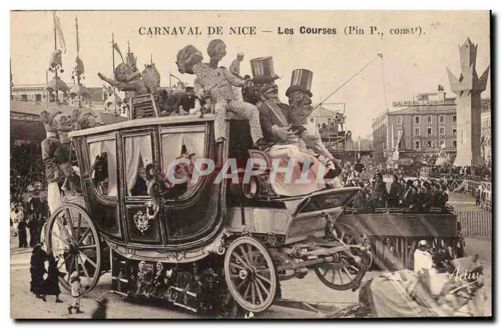 Carnaval de Nice — As Corridas (Pin P., constr.) - Frente